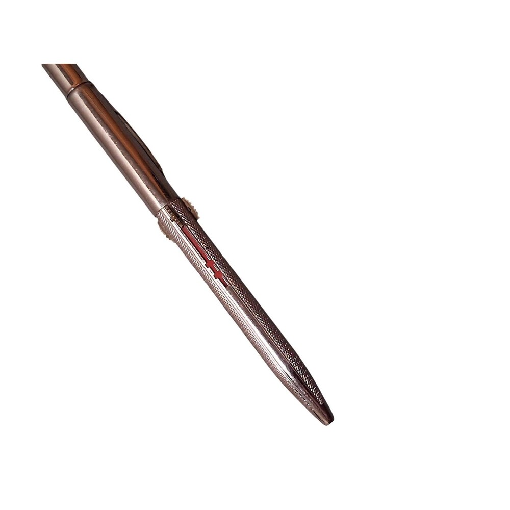 Vintage Norma 4-Color Multi Pen Ballpoint Chrome Made in USA Rotating